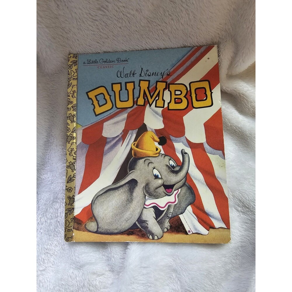 1947 DUMBO WALT DISNEY'S EARLY LG BOOK 2ND ED A LITTLE GOLDEN BOOK